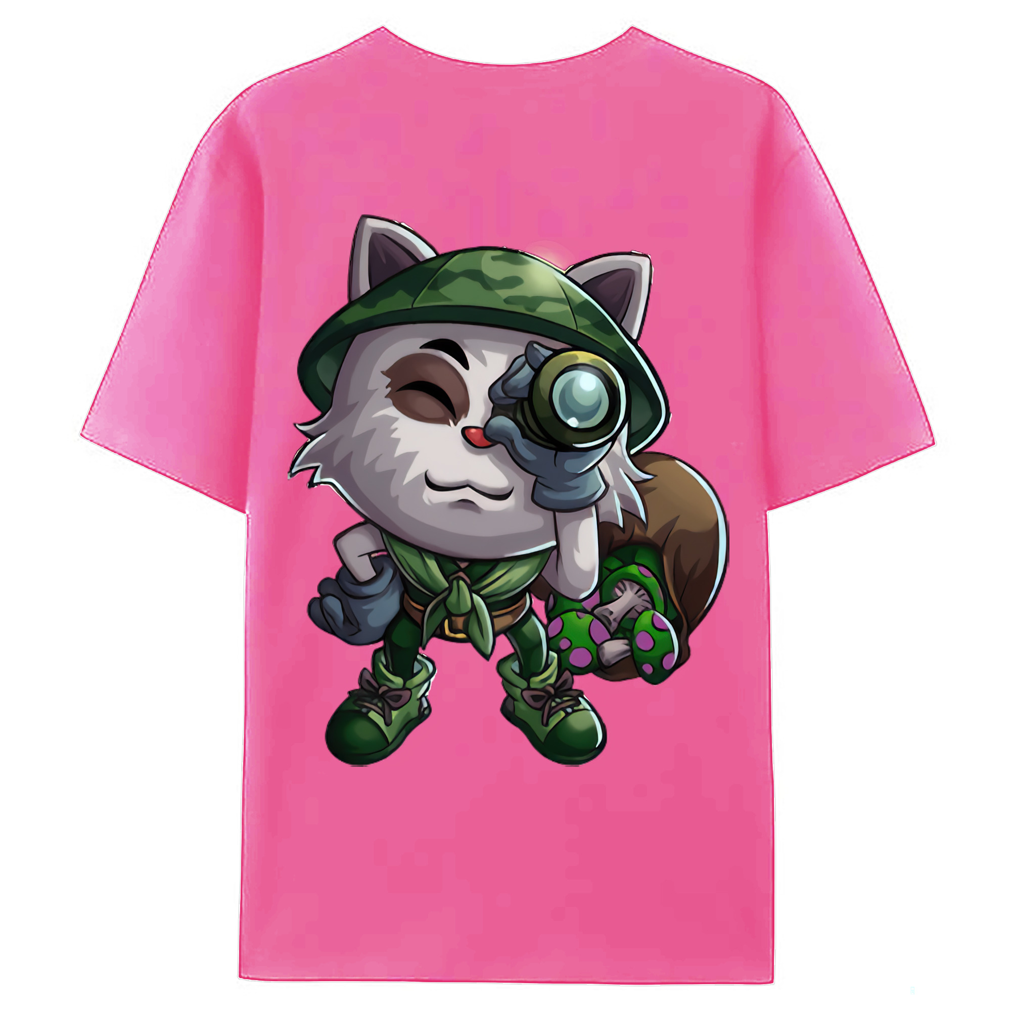 （画像用） リーグ・オブ・レジェンド League of Legends LOL レディース半袖Tシャツ(バックプリント)